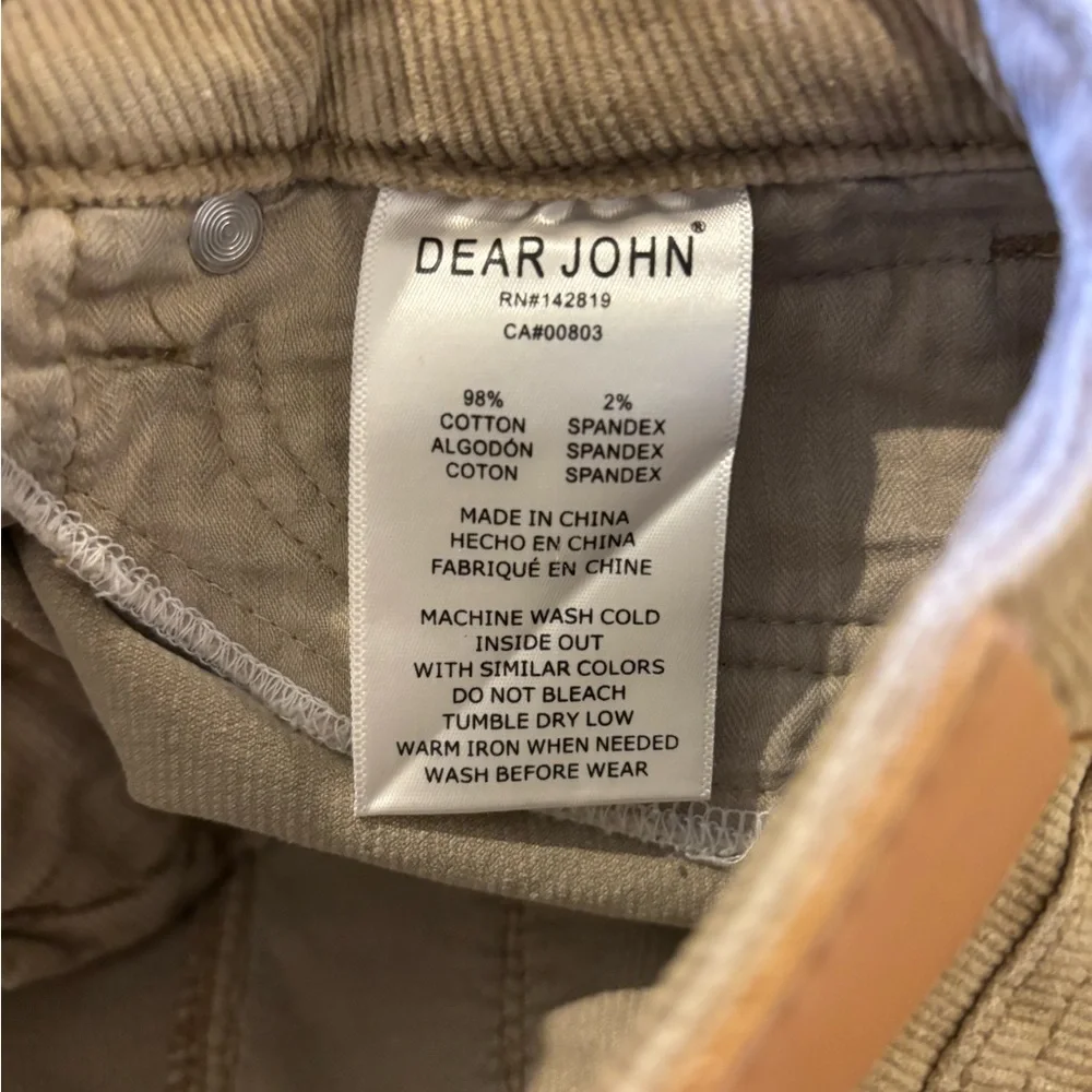 DEAR JOHN Blair Straight Leg Pant In Color-Shell - Picture 13 of 15